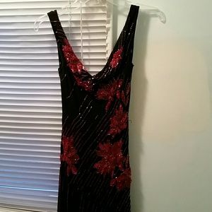 Gorgeous tea length beaded dress!